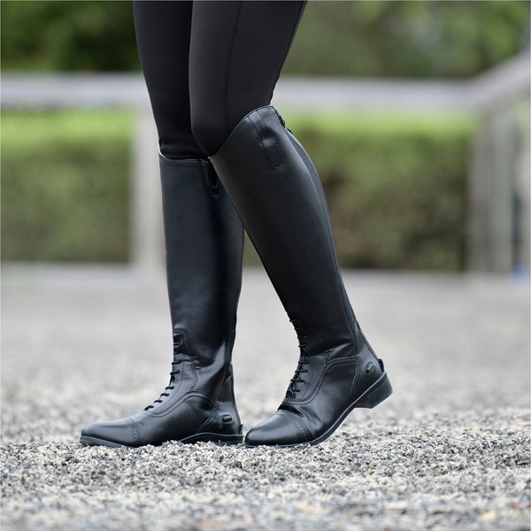 Saxon Syntovia Tall Field Boots 808841 - Black